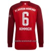 Camiseta de fútbol Manga Larga FC Bayern de Múnich Joshua Kimmich 6 Primera Equipación 2021/22 - Hombre